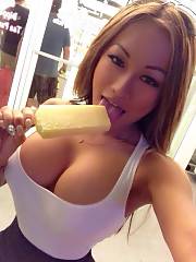Adorable Amateur Pic Featuring Beautiful Asian Huge Melons