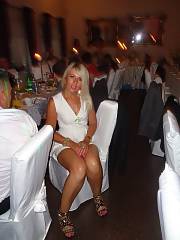 Nasty Blond Mature At The Wedding Party