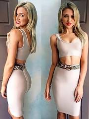 Adorable Girls In Tight Dress